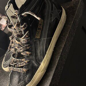 Golden Goose Slides - Black and Cami Size 9 (39 EU) - Never Worn